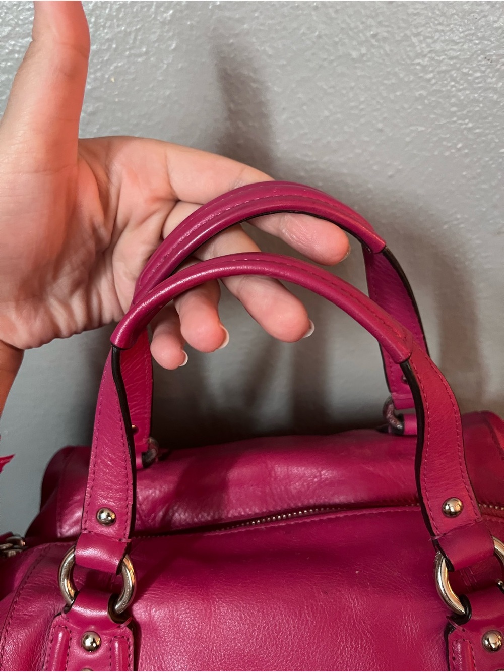 Coach Campbell pink Satchel F24690 - Picture 6 of 16